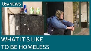 Stories from the streets What its like to be homeless  ITV News [upl. by Amadus]