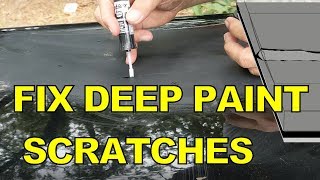 How to Fix Deep Paint Scratches [upl. by Kemeny]