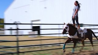 Haley Ganzel A Trick Riding Legacy [upl. by Annasor]