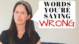 English Words You’re Probably Mispronouncing ❌Difficult English Pronunciation  Rachel’s English [upl. by Oyam]