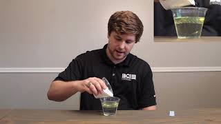 Oil Solidifying Polymer Demonstration  Basic Concepts Inc  BCI [upl. by Stag]