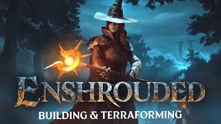 Enshrouded  Building amp Terraforming Gameplay [upl. by Nohsyar]