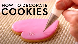 How To Decorate Cookies for Beginners  Good Housekeeping [upl. by Eetsirhc]