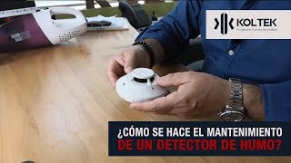 Mantenimiento a detector de humo Smoke detector maintenance [upl. by Deana]