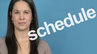 How to Pronounce Schedule  American English [upl. by Jacquetta]