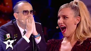 SHOCKING AUDITION Magician Hypnotises Judges on Stage  Magicians Got Talent [upl. by Ydneh]