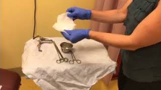 IUD Tray Set Up  Original Video [upl. by Adolphus]