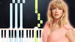 Taylor Swift  Soon Youll Get Better Piano Tutorial By MUSICHELP [upl. by Annael135]