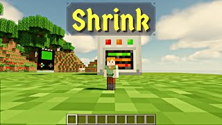 Shrink Mod 1165  Tiny Size Player in Minecraft [upl. by Gnes886]