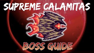 How to Beat Supreme Calamitas Terraria Calamity Mod Boss Guide Tutorial  SCal Tips amp Tricks [upl. by Mariann149]