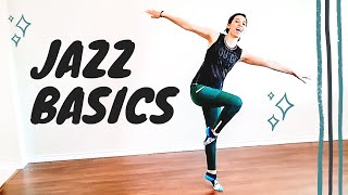 Jazz Dance Basics for Absolute Beginners  Follow Along Terminology Tutorial [upl. by Grearson]