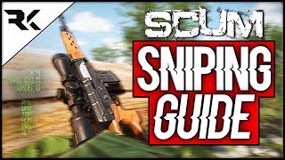 SCUM  How To Use The Sniper Scope Tips  Tricks [upl. by Dream]