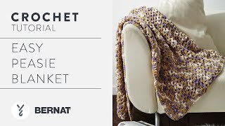 Crochet Easy Peasie Blanket [upl. by Hafirahs]