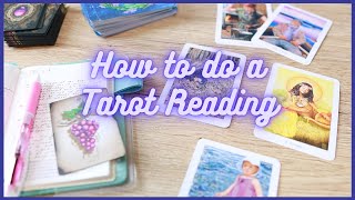 Step by step guide to how to read tarot cards  HOW TO DO A TAROT READING FOR YOURSELF [upl. by Orlosky713]