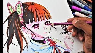 Drawing  KANAO Tsuyuri  Kimetsu No Yaiba 鬼滅の刃 [upl. by Pacifica]