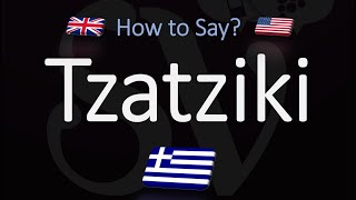 How to Pronounce Tzatziki Sauce CORRECTLY [upl. by Asyral]