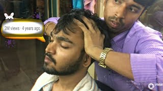 Best Indian Head Massage  Scalp and Upper Body Massage by Sunil  Episode 1 ASMR  100th Upload [upl. by Fritzsche769]