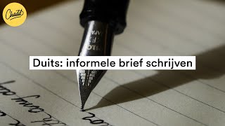 Duits informele brief schrijven  Mr Chadd Academy [upl. by Bruni]