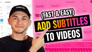 Easily Add Subtitles to Any Video in Minutes Step by Step [upl. by Adin]