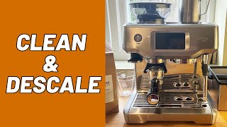 How to Clean and Descale The Sage Barista Touch Coffee Machine [upl. by Anaic937]