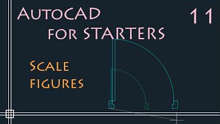 AutoCAD 2D  How to Scale a drawing  PART 1Resize objects [upl. by Sardella]