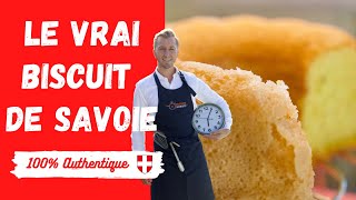 Le biscuit de Savoie ou gâteau de Savoie  Simple et délicieux [upl. by Ris506]