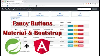 How to Add AddNew Details Edit and Delete Buttons in Angular Using Angular Material and Bootstrap [upl. by Tecu]