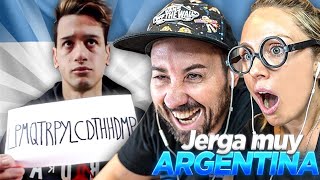 ESPAÑOLES REACCIONAN A JERGA MUY ARGENTINA 🇦🇷 BRUTAL Ft Maxi Fontan [upl. by Ellehsram]