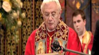 Highlights A Service of Evening Prayer in the presence of His Holiness Pope Benedict XVI [upl. by Burhans851]