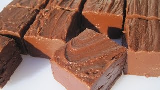 Christmas Day FANTASY FUDGE  How to make CREAMY CHOCOLATE FUDGE Recipe [upl. by Watkin]