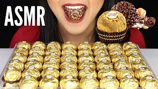 ASMR FERRERO ROCHER Chocolates Unboxing and Eating Sounds [upl. by Braswell]