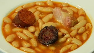 Receta de la fabada Asturiana [upl. by Niall]