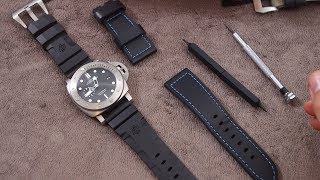 How to Change the Strap amp Buckle of your Panerai Watch [upl. by Cash]