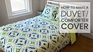 How to Make a Duvet Cover [upl. by Ulphia517]