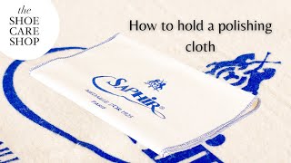 How to hold a polishing cloth [upl. by Aihsirt272]