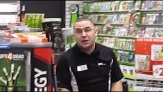 This Man Flips Out About his Job at GameStop [upl. by Wendall]