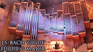 JS BACH  GIGUE FUGUE G MAJOR BWV 577  ST DAVIDS HALL CARDIFF [upl. by Eyar]