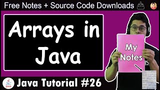 Java Tutorial Introduction to Arrays [upl. by Downe53]