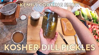 Kosher Dill Pickles  Kenjis Cooking Show [upl. by Runck]