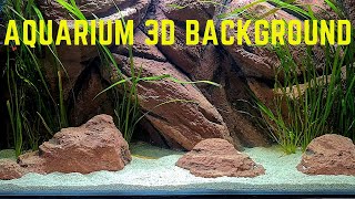 How to Make a Cheap 3D Aquarium Background [upl. by Ikcin]