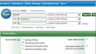 Using Keywords to Search CINAHL [upl. by Ellednahc690]