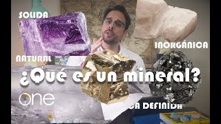 ¿Qué es un mineral [upl. by Eanal560]