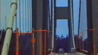 Colour footage of the Tacoma Narrows bridge [upl. by Anoli]