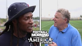 DeAndre Hopkins reveals the secret to his reliable hands FULL INTERVIEW  NBC Sports [upl. by Ettenot]