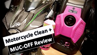 How to Clean a Motorcycle  MucOff Cleaner Review [upl. by Kathryn38]