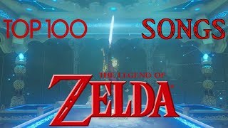 TOP 100 The Legend of Zelda Songs of All Time [upl. by Lehsar]