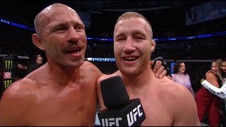 UFC Vancouver Justin Gaethje and Donald Cerrone Octagon Interviews [upl. by Abrahams553]