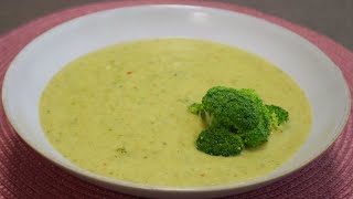 Die perfekte Brokkoli Creme Suppe in nur 20 Minuten  Brokkoli Rezept [upl. by Eylhsa659]