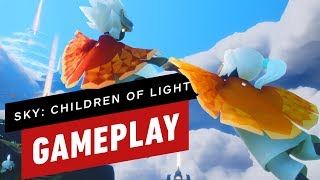 13 Minutes of Sky Children of Light Gameplay ThatGameCompany [upl. by Aihsram]