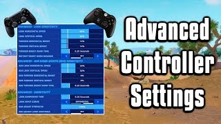 Advanced Controller Sensitivity amp Aim Assist Guide  Fortnite Battle Royale [upl. by Boyer751]